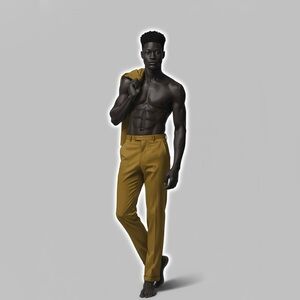 Men's Mustard wool  Pants